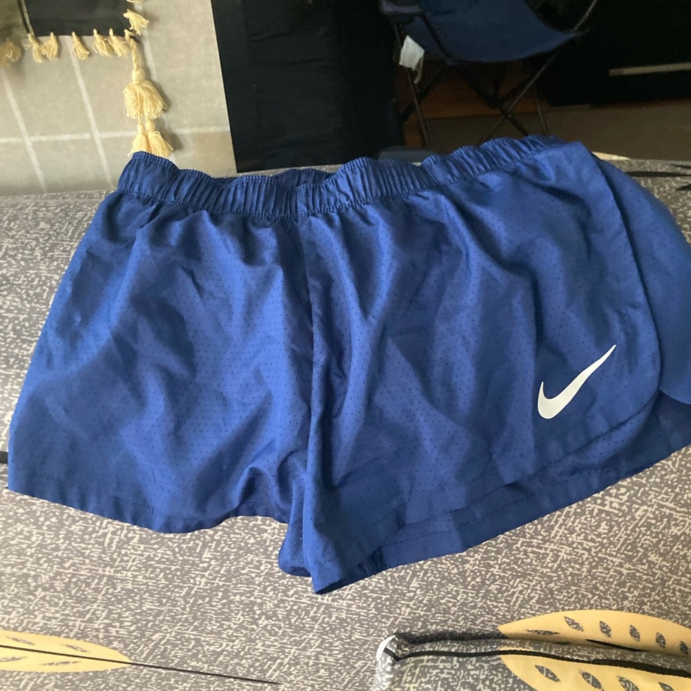 COPY - Nike mens Navy blue running drawstring shorts - short - Size XL - extra …